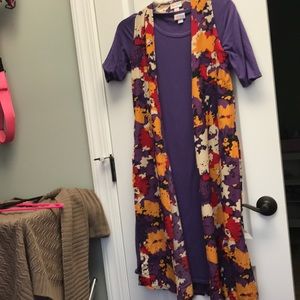 Lularoe dress with cover up joy